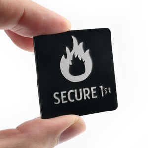 제조업체 맞춤형 개인 로고 알루미늄 명판 양각 3D 금속 엠블럼 명찰 (브랜드용) - Product Image 5