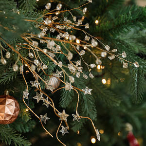 Steli Decorativi Natalizi Artificiali per Albero <span class=keywords><strong>di</strong></span> <span class=keywords><strong>Natale</strong></span> Fai-da-Te, Decorazioni Natalizie e Composizioni Floreali - Product Image 1