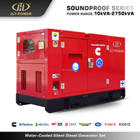 Générateur diesel triphasé 45 kVA, type silencieux, groupe électrogène industriel 56 kW, alimentation de puissance de pointe pour usage commercial