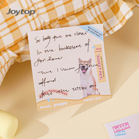 Joytop – Bloc-notes imperméables super mignons à feuilles mobiles 7,6 x 7,6 cm avec boîte de présentation, mémo pour fournitures scolaires, PET + Papier
