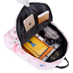 Bestwarn 2022 all'ingrosso grande capacità di stampa PVC zaino portatile Preppy studente scuola universitaria <span class=keywords><strong>borsa</strong></span> Casual <span class=keywords><strong>per</strong></span> le donne - Product Image 6