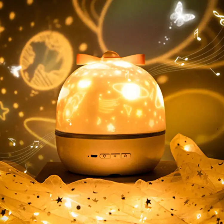 Colorlife – projecteur étoile veilleuse musique pour enfants-projecteur «ciel étoilé»/lampe avec musique