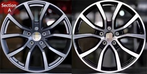 Rines de Aleación de Aluminio Forjado de Diez <span class=keywords><strong>Mil</strong></span> Toneladas para Cayenne Q7 de 19-22 Pulgadas, PCD 5x130 ET60 - Product Image 5