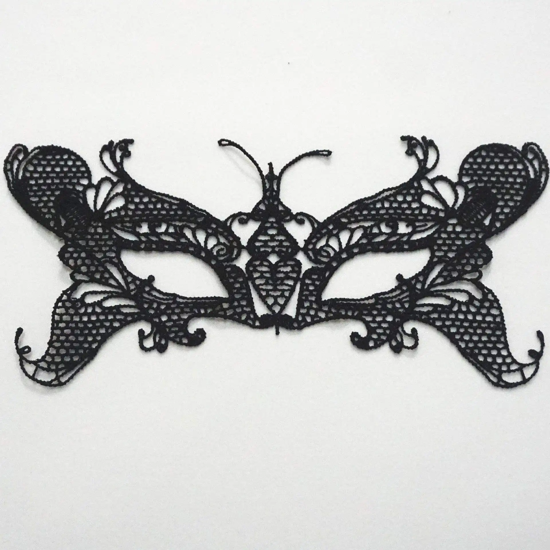 Factory Wholesale Halloween Black Lace Eye Mask Sexy Masquerade Mask Halloween Party Decoration Mask