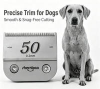 Lame de tondeuse pour animaux de compagnie en céramique Shernbao NSS-50 A5, lame de rechange professionnelle pour la coupe de poils de chien