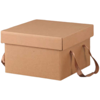 Boîtes cadeaux réutilisables haut de gamme écologiques Fermetures magnétiques Carton ondulé Gaufrage Marquage à chaud Poignée Matériaux recyclés
