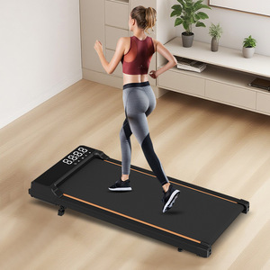 電動家庭用トレッドミルデスク折りたたみ式フラットウォーキングパッド手動インクラインLEDディスプレイ運動フィットネス機器 - Product Image 3