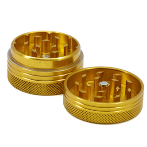 Venta al por mayor de fábrica: <span class=keywords><strong>Mini</strong></span> molinillo de hierbas de 40 mm, de 2 capas, de aleación de aluminio, con logotipo personalizado, para tabaco - Product Image 4
