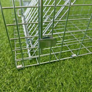 <span class=keywords><strong>Cage</strong></span> de piège pour animaux sauvages vivants galvanisée professionnelle pliable réutilisable Offre Spéciale de haute qualité - Product Image 4