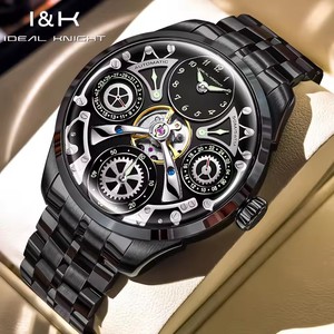Envío Directo, Reloj Deportivo Mecánico Automático de Alta Calidad para Hombre, Marca de Moda, con Tourbillon, Correa de Acero Inoxidable y Caucho - Product Image 5
