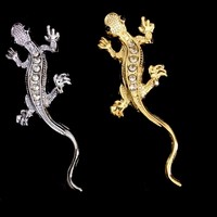 Nouveau 3D Diamond Gecko Metal Car Emblem Animal Car Bage