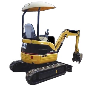 Mini-excavatrices sur chenilles Caterpillar 301.5 d'occasion bien entretenues, certifiées CE, 2 tonnes, avec accessoire de préhension - Product Image 1