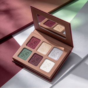 <span class=keywords><strong>Palette</strong></span> Ombretti 6 Colori Opachi e Shimmer, Tonalità <span class=keywords><strong>Verde</strong></span> Rosso Oro Natalizie, <span class=keywords><strong>Palette</strong></span> Trucco Occhi Portatile <span class=keywords><strong>con</strong></span> Specchio Integrato - Product Image 6
