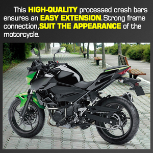 Protector de Motor XXUN, Barra Anticaídas, Protector de Chasis para <span class=keywords><strong>Kawasaki</strong></span> Z400 Z250 2018-2024 Z500 SE ABS 2025- - Product Image 4