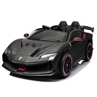 Moto électrique de course pour enfants, écologique, verte, bleue, rose, noire, avec repose-pieds pliables et bouton de klaxon