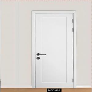 Porte en bois composite intérieure insonorisée, écologique, résistante à la déformation, en chêne, nettoyable, élégante et résidentielle - Product Image 4