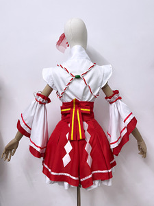 Disfraz de <span class=keywords><strong>Cosplay</strong></span> de Doncella del Santuario Oojo Ise, Conjunto de Juego de Rol de Personaje de Videojuego, Kimono Gokuraku Jodo, Uniforme de Anime - Product Image 3