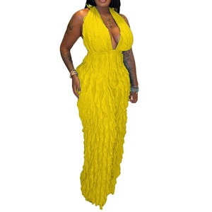 Combinaison sexy sans manches à motif ondulé pour femme, taille haute, tendance, best-seller - Product Image 4