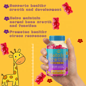 Gomitas para el Crecimiento en Altura Haccp, Suplemento Natural para el Crecimiento y Desarrollo de Niños y Adolescentes, Vitamina D, K, Calcio - Product Image 5