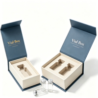 Caja de Embalaje Personalizada para Viales de 2 ml, 3 ml, 5 ml y 10 ml, Cajas de Papel para Botellas Pequeñas