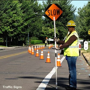 Segnali Stradali di Avvertimento per Parcheggi di Alta Qualità, Ottagonali con Pellicola Riflettente Prismatica di Grado Ingegneristico - Product Image 3