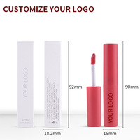 Vente en gros de gloss à lèvres personnalisable, label privé, gloss à lèvres mat velours, imperméable, longue tenue, maquillage pour les lèvres OEM