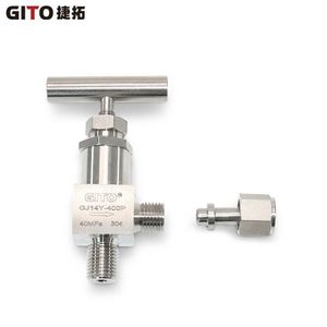 Válvula de aguja manual GJ14Y-320/400R para control de ángulo y reactor, para agua y aceite - Product Image 4