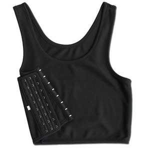 Tomboy fibbia camicia corta corsetto salute modellante corsetto petto piatto Bodyshape gilet Shapewear Top body per donna corsetti Slim - Product Image 4