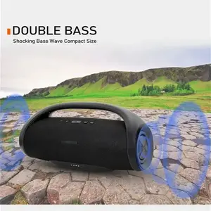 مكبر صوت محمول خارجي عالي القدرة 100 واط، الجيل الثالث من مكبرات الصوت اللاسلكية مع صوت جهير فائق وقناتين للهاتف - Product Image 5