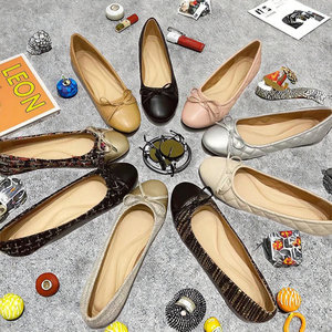 Zapatos de Vestir de Oficina para Mujer al por Mayor, Zapatos Planos Sin Cordones, de Goma Suave, Tipo Bailarina, para Primavera y Verano - Product Image 3