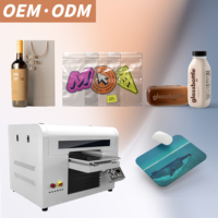 Impresora de Tarjetas y Cuero A3UV OEM y ODM con 2 Cabezales de Impresión XP600