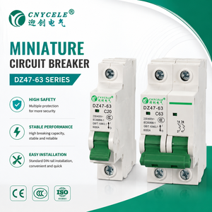 <strong>DC</strong> MCB Solar Miniature Circuit Breaker 500V 600V 6KA 10KA 1P 2P 3P 4P for PV System Photovoltaic Protection - Product Image 2