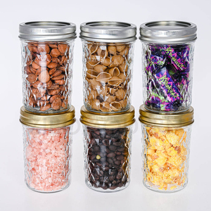 8 Ounce Round Wide Mouth Airtight Glass Mason Jar 380ml/1000ml Capacity Split Tops Lid for Canning Honey Food <b>Storage</b> <b>Kitchen</b> - Product Image 6