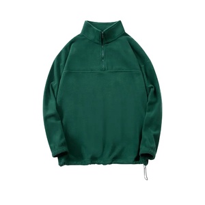 Nuova <span class=keywords><strong>felpa</strong></span> Vintage 1/4 con Zip in pile polare calda cappotto da uomo con Zip a quarti personalizzato - Product Image 1