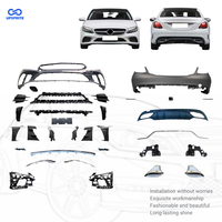 Pare-chocs avant en plastique OEM de haute qualité, patins de volant Mercedes-Benz Classe C W205, fixation par boulons, installation facile, neuf, référence OE 2228809500