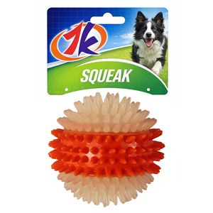 Luxury <strong>Glow</strong> <strong>in</strong> <strong>the</strong> <strong>Dark</strong> <strong>Dog</strong> Spike <strong>Ball</strong> Toy Glowing Light up TPR Spiked Squeaky Pet <strong>Balls</strong> Chewing Chasing Nighttime Play Custom - Product Image 3