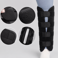 Attelle de soutien pour arthrite du genou, orthèse réglable pour jambe, fixation portable et pliable