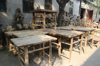 Chinois Antique en bois table en bois massif table basse laquée