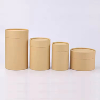 Tube en papier kraft composite biodégradable à double couche, cordon en papier kraft, boîte cadeau pour l'industrie alimentaire (pizza et gâteaux de lune)