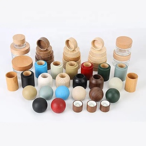 Tùy Chỉnh Gỗ Nước Hoa <span class=keywords><strong>Cap</strong></span> 15Mm Hình Thang Nước Hoa Nắp Chai Bóng Hình Dạng Nước Hoa Bìa Nắp Bằng Gỗ Cho Chai Thủy Tinh - Product Image 3