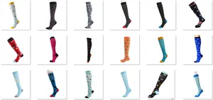 Kadınlar ve erkekler için açık spor varis çorabı çok renkli koşu elastik bisiklet basınç çorap dağcılık Amazon