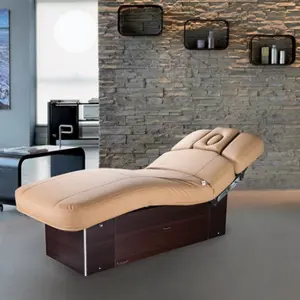 Vendita calda salone di bellezza commerciale mobili da massaggio di lusso moderni lettino da massaggio spa di bellezza