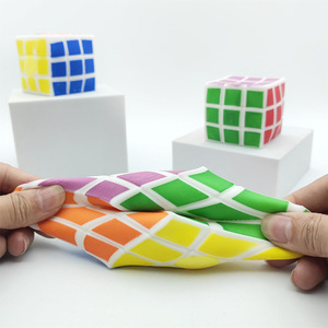 Juguetes Antiestrés de Cubo de Colores, Simulación de Cubo, Diseño Único y Flexible, Juguete Antiestrés Duradero para Adultos y Niños - Product Image 3