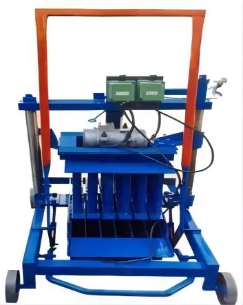 Automatische Hydraulische Kleine Baksteenmachine In Elkaar Grijpende Cementblokvormmachine Voor Verkoop