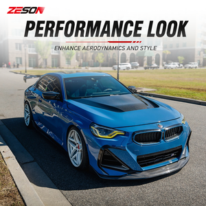 Lame avant en fibre de carbone sèche style AD pour BMW Série 2 G42 M240i 230i 220i Coupé M Sport <span class=keywords><strong>2022</strong></span>+ - Product Image 6