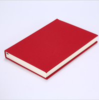 Großhandel individuelles persönliches Tagebuch perfekte Federung A5 Notizbuch Leder Leinen einfarbig Tagebuch Planer