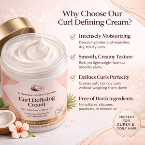 Crème rehausseur de boucles à la noix de coco et à l'hibiscus <span class=keywords><strong>pour</strong></span> <span class=keywords><strong>cheveux</strong></span> bouclés épais, crème hydratante anti-frisottis sans sulfate ni parabène - Product Image 4
