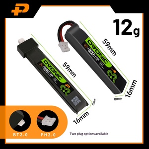 แบตเตอรี่ Ovonic 300mAh 450mAh 550mAh 650mAh 80C 100C 150C 1S 2S 3S 4S 3.8V 7.6V 11.4V 15.2V HV LiPo สำหรับโดรน Tiny Whoop FPV - Product Image 5