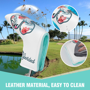 Funda Magnética para Cabeza de Putter de <span class=keywords><strong>Golf</strong></span>, Diseño Nuevo, Fundas Personalizadas de Cuero para <span class=keywords><strong>Palos</strong></span> de <span class=keywords><strong>Golf</strong></span>, Funda de Cuero PU para Cabeza de Putter - Product Image 4