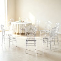 Chaise Ghost en Acrylique Transparent Robuste pour Vente en Gros – Chaise en Plastique Transparent Personnalisable pour Mariages et Événements